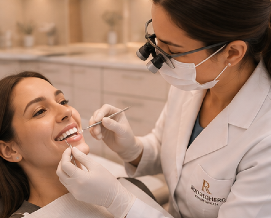 Atendimento periodontal para avaliação da saúde da gengiva