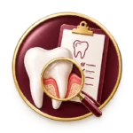 Avaliação periodontal integrada da gengiva e dos tecidos de suporte