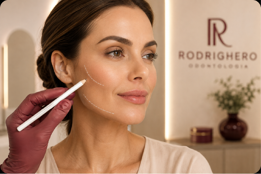 Mulher com pele facial iluminada representando cuidados relacionados ao peeling facial