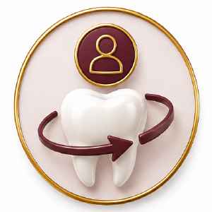 Representação da resposta individual dos dentes ao clareamento dental